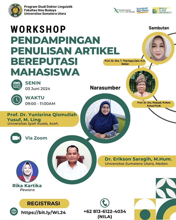 Workshop Pendampingan Penulisan Artikel Bereputasi Mahasiswa